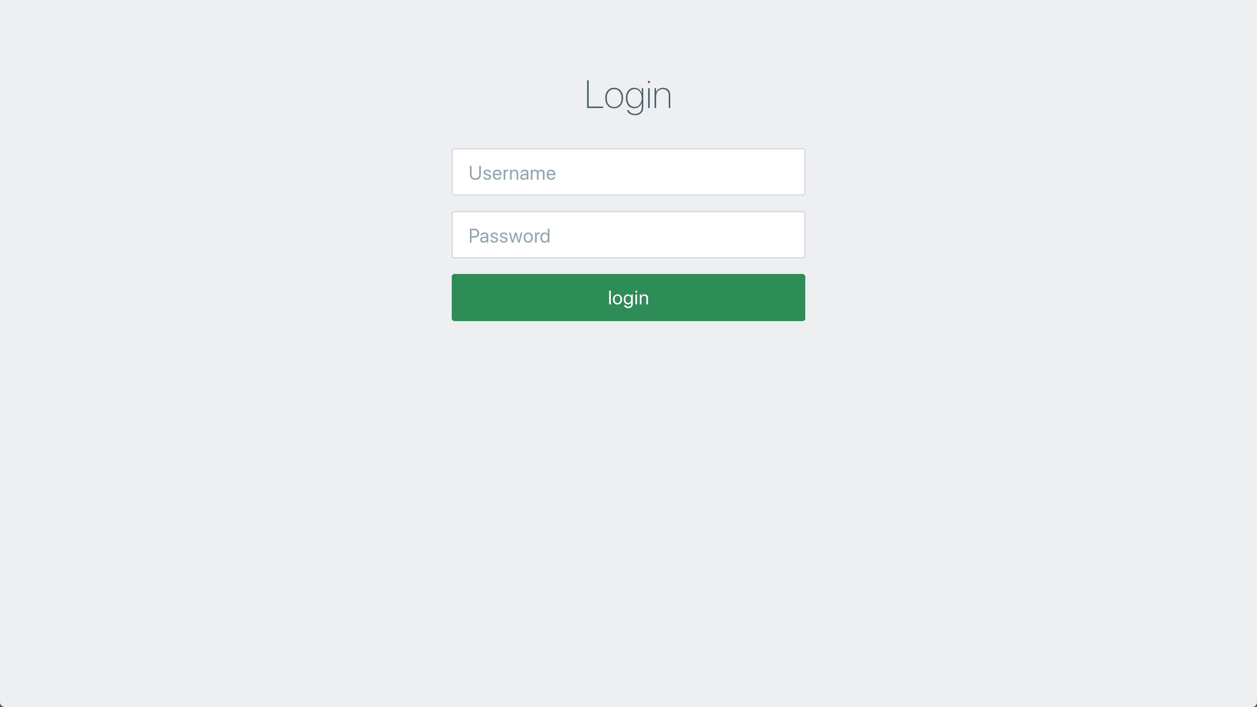 Optional login to limit access.